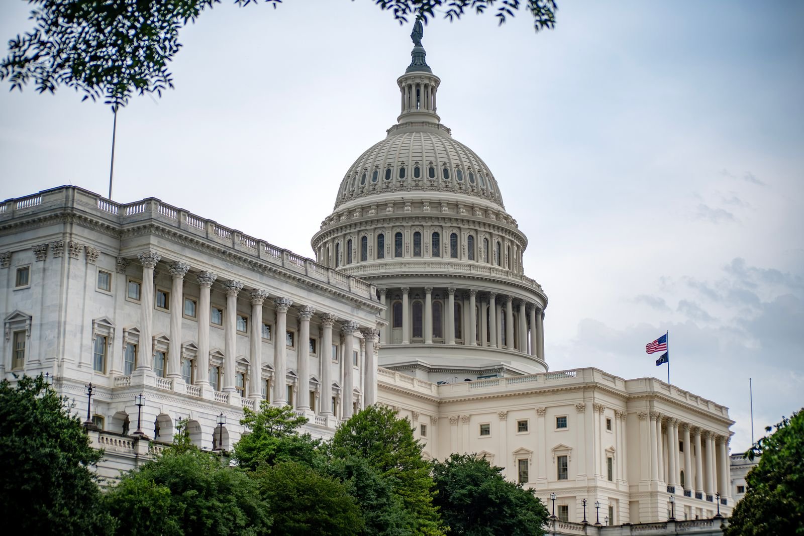 A scenic view of the US Capitol Building in Washington, DC